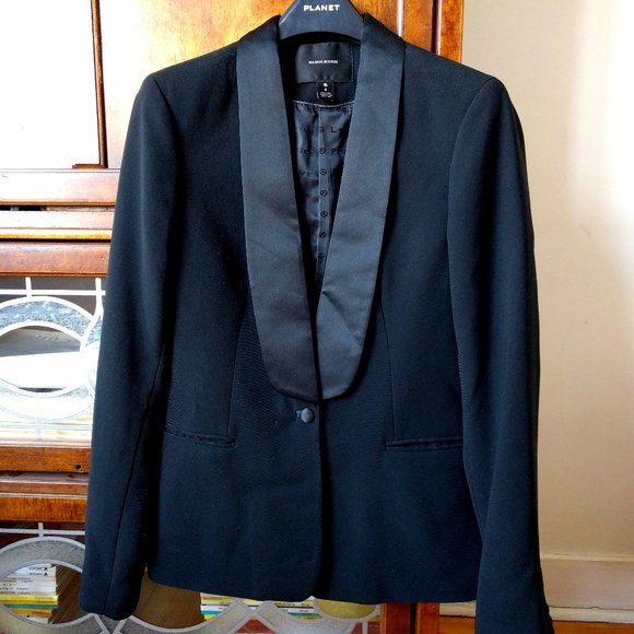 Maison Scotch Jackets & Blazers - Maison Scotch- Elegant Black Tuxedo Blazer